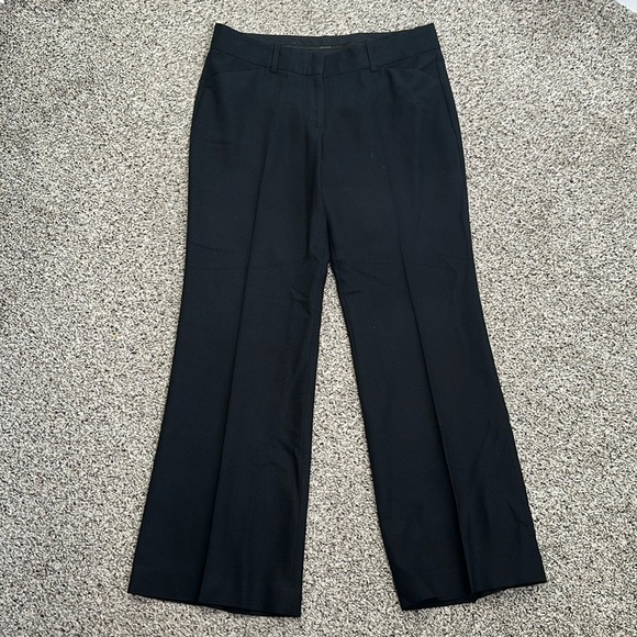 Theory black wool blend pants size 4 office career - Picture 4 of 9